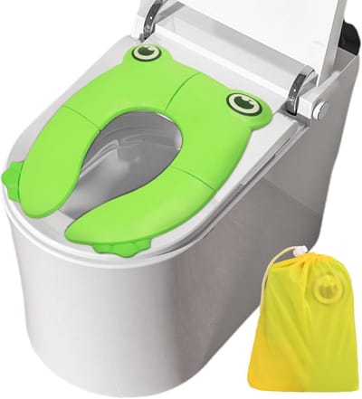 Opvouwbare toiletbril voor kinderen, draagbaar en antislip met tas