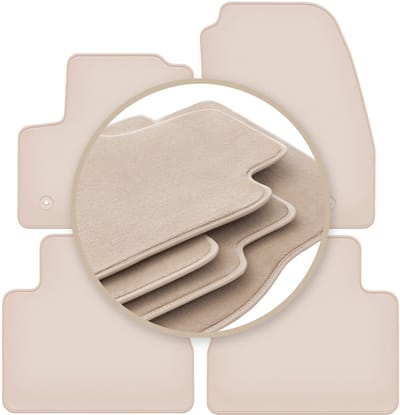 PREMIUM beige matten voor: Ford C-MAX MK2 minivan 2015-2019