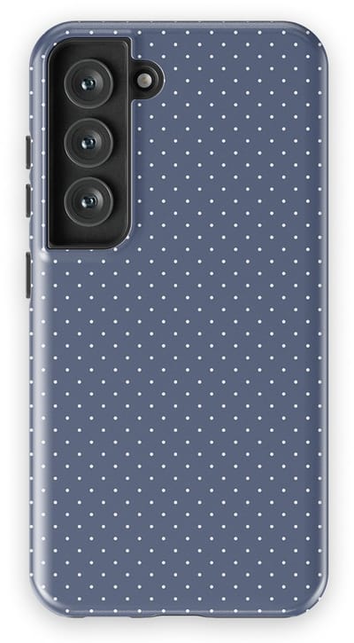 Micro Dots Tough Hoesje Samsung Galaxy S23 | Geschikt Voor Mag | Stippen Motief Backcover Samsung Galaxy S23 Indigo Spark