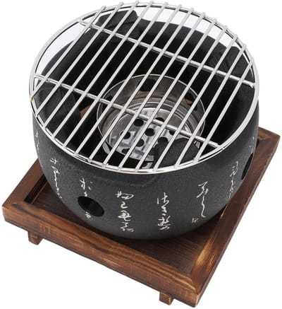 Dailygoods- BBQ Grill Gelijkmatige Verwarming - Houtskoolkachel - Draagbaar Ontwerp - Multifunctioneel Gebruik - Snel Opwarmen - Geschikt voor Vlees en Groenten - Barbecue