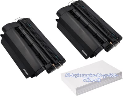 KATRIZ® huismerk toner 2x Q5942X(HP42X) Zwart - 2x 20 000 afdrukken| Geschikt voor HP LaserJet 4250/4250 DTN/4250 DTNSI/4250 DTNSL/ 4250 N/4250 series/4250 TN/4350/4350 DTN/4350 DTNSI/4350 DTNSL /4350 N/4350 series/4350 TN