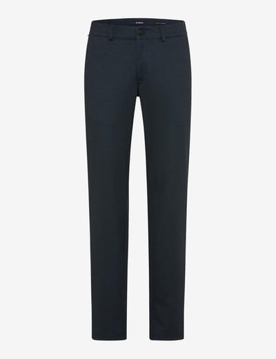 Eurex Heren Flatfrontbroek  Style THILO NAVY, donkerblauw, maat 50