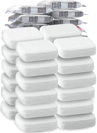 24x Dparts ontkalkingstabletten universeel - 16g - voor koffiezetapparaat en waterkoker - Geschikt voor Bosch Siemens EQ Miele Philips Saeco Senseo Krups Delonghi Jura Nespresso - Koffiemachine Ontkalkings Tabletten Ontkalker