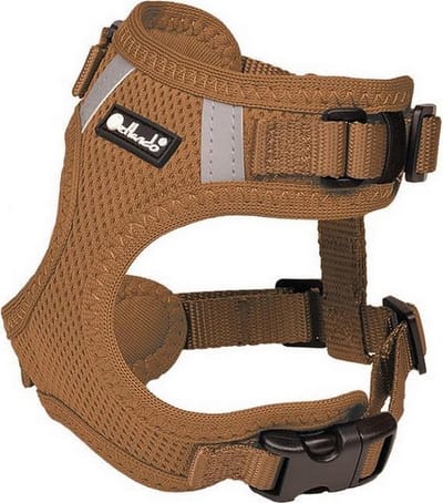 Petlando Hondenharnas Mesh Vest Cognac - Hondentuig - Xxs 14-18/25-34 Cm