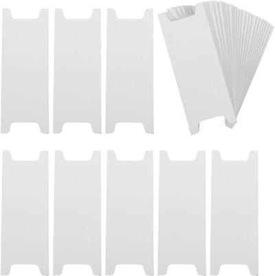 Spoel Organisator - Garenkaart Wikkelbord - Handwerk Organiseren - Innovatief Anti-Klit Ontwerp - 100 stuks - Wit
