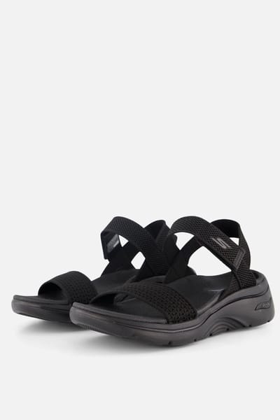 Skechers Go Walk Arch Fit 2.0 Zandal - - Dames Sandalen - Zwart