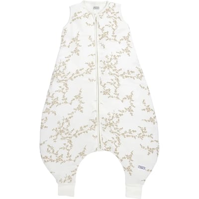 Meyco Baby Branches baby zomer slaapoverall jumper - sand - 80cm - 0.5 TOG
