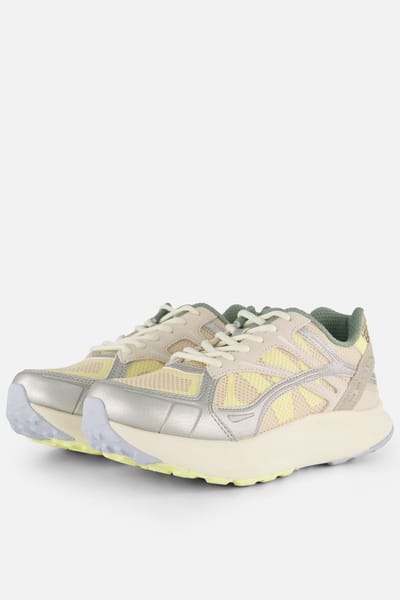 Woden Ronja Sneakers geel Mesh/ Leer - Maat 39