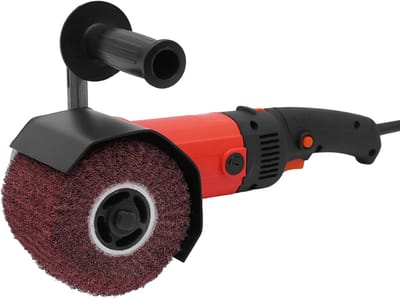 Elektrische Slijpmachine - Borstelmachine Draadtrekker - Metalen Bewerken - Instelbare Snelheid - 100-3000 Tpm - Rood Zwart