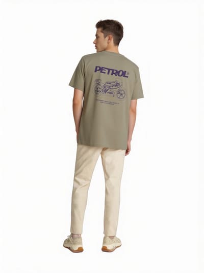Petrol Industries M-3050-tsr131 T-shirt Met Korte Mouwen Groen XL Man
