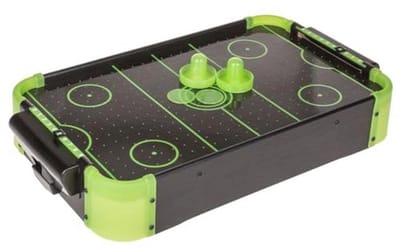Air Hockey Mini Tafel Speelset voor Familieavonden en Feestronden - 50 x 31 x 9 cm
