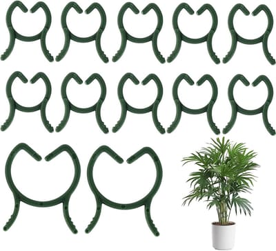 Plantensteunclips - Kunststof - Herbruikbaar - Weerbestendig - Voor Tuiniers