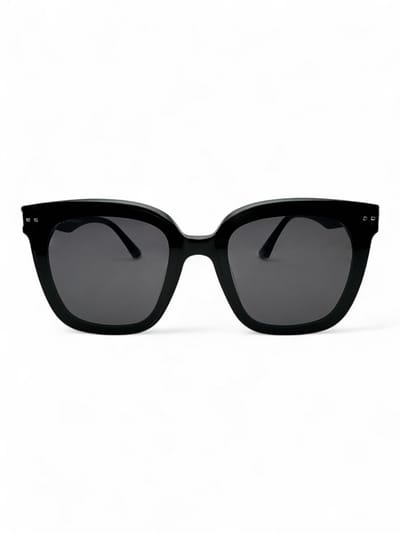 The Brand Remarkable – Zonnebril Unisex – Zonnebril Dames – Zonnebril Heren – Oversized Vierkante Zonnebril – Zwart – UV400 – Luxe, Duurzame & Trendy Zonnebril – Designer Zonnebril – Mode Zonnebril 2025 – Inclusief Beschermhoes – Polariserend Look