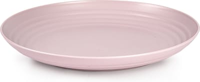 PlasticForte Rond bord/camping bord - D25 cm - lichtroze - kunststof