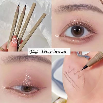 Waterdichte Vloeibare Wenkbrauw Gemakkelijk Te Kleur Zweetbestendige Wenkbrauw Pen 0.005 MM Ultra Dunne Hoofd Oogmake-up Cosmetische