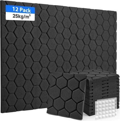Lexium Akoustische Panelen - Geluidsisolatie Zelfklevend - Geluidsinstallatie - Noppenschuim