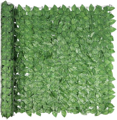 Kunsthaag Op Rol | Beukenblad -Groen - 300cm x 150cm - Balkonscherm/Tuinscherm - hek en balkon omheining