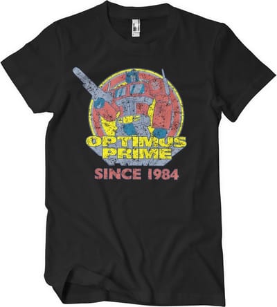 Transformers Optimus Prime - Since 1984 T-Shirt Black-XL