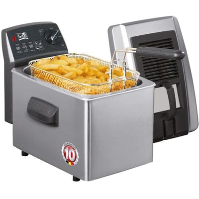 FRITEL Friteuse - Turbo SF® 4170 - Friteuse met filterdeksel - Friteuse voor olie en vast vet - Friteuse voor 2-4 personen met kijkvenster - 2400W -