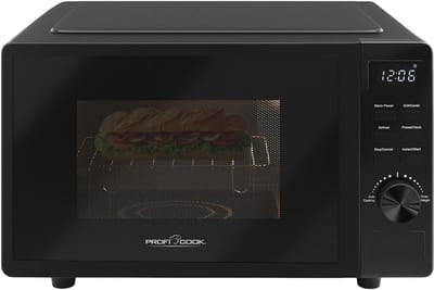 Magnetron met Grill 20L - Draaipleateloze Magnetron met Timer en Ontdooifunctie