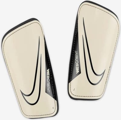 Shin Guards Coconut Milk-ZWART Uniseks - Maat M EU met Verstelbare Straps