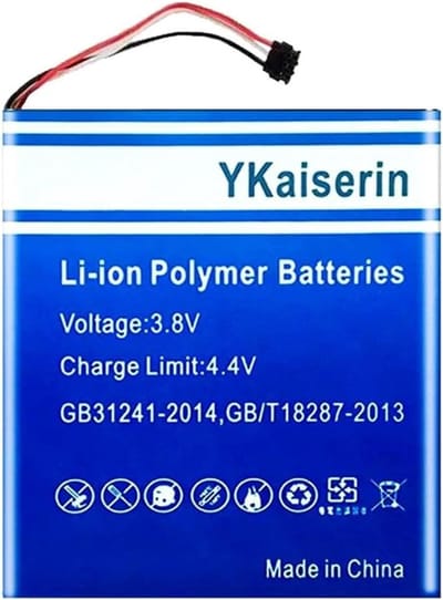 Hoge Capaciteit Batterij - Oplaadbare Accumulator - Muziek Luisteren - 4-Draads Stekker - 1600mAh