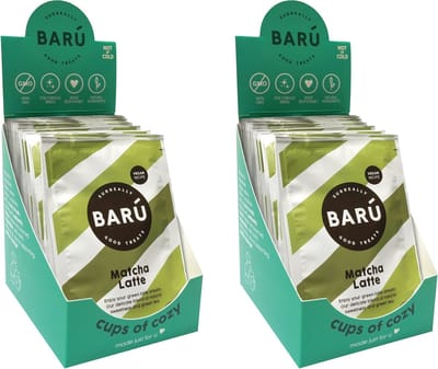 BARÚ Matcha Latte – Bundel met zakjes – 2 x 12 stuks – 24 porties