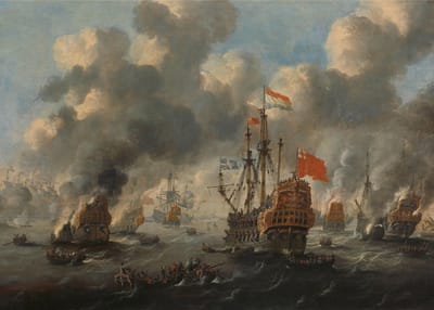 Poster Tocht naar Chatham - Peter van der Velde - Michiel de Ruyter in VOC tijd - Large 50x70