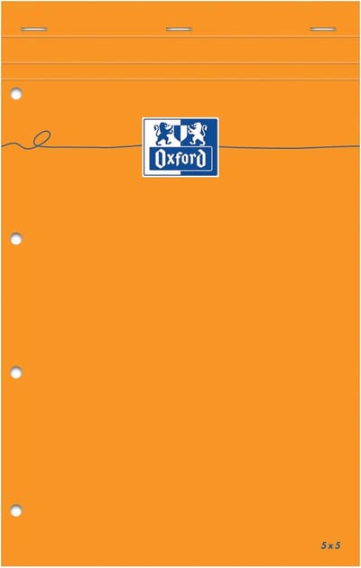 Oxford 100106283 schrijfblok & schrift Oranje A4