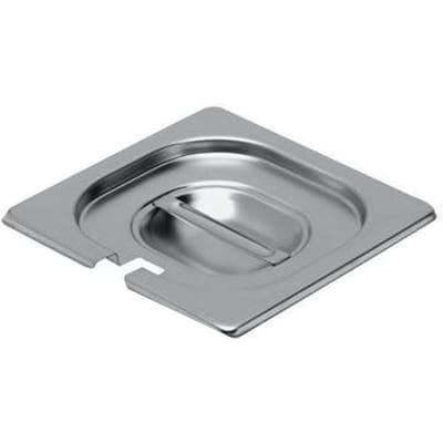 HENDI Deksel voor GN containers – lepeluitsparing – roestvast staal – 265x325 mm