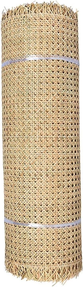 Geweven Rotan Webbing - Rietmat Rietrol - Meubeldecoratie - Natuurlijk Rotan Materiaal - 1 m² - Natuurlijk