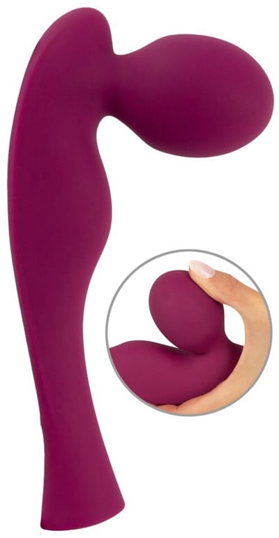 Speciale Wand Vibrator Met Ergonomisch Gebogen Handvat - Wand Massager met 20 Standen