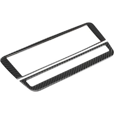 Cache-panneau de commande de climatisation en fibre de carbone pour Mercedes Benz a B GLA CLA(Pur) gray