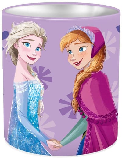 Disney Frozen Metalen Pennenbak – 10×11 cm – Stevige Opbergbox voor Potloden & Pennen