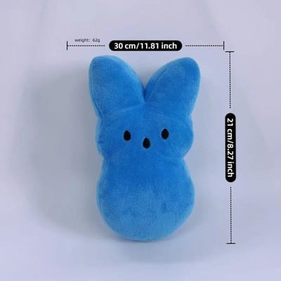 6 Kleuren Peeps Pluche Konijn Peeps Paasspeelgoed Goodie Bag Vullers Kermis Prijzen Assortiment Paasei Feest decoratie 20cm