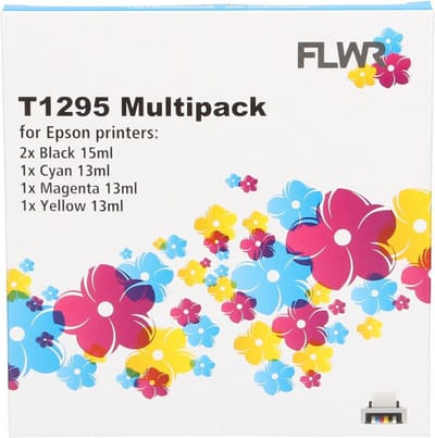 FLWR - Cartridges / Epson T1291/2/3/4 Megapack / / Geschikt voor Epson