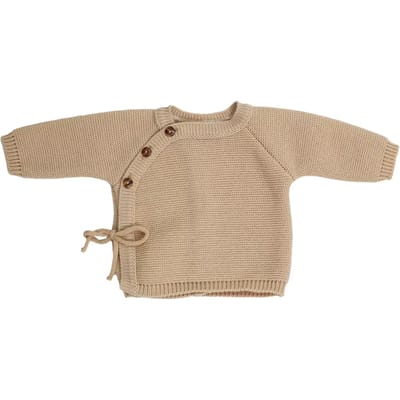 Set met een beha, een hoofdkap en schuimslippers voor baby Trois Kilos Sept