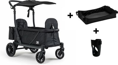 KETTLER COMPACT - Duo bolderwagen/bolderkar opvouwbaar - Buggy - Duo kinderwagen