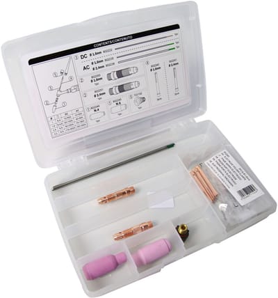Toebehoren set TIG-toorts