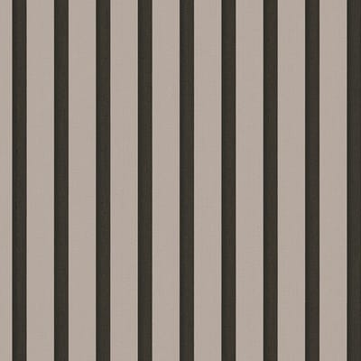 Strepen behang Profhome 786283-GU vliesbehang hardvinyl warmdruk in reliëf licht gestructureerd in hout look mat grijs grijsbeige zwart 5,33 m2