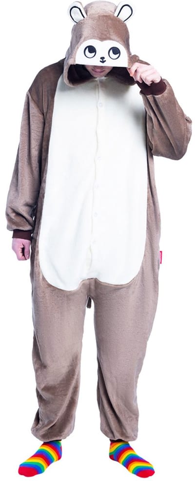 Onesie Zatte Aap - Maat XL/XXL