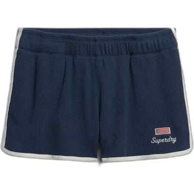 Superdry - Athletic Essentials retroshort met wafeltextuur - Dames - Korte broeken