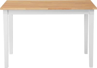 GEORGIA - Eettafel - Lichtbruin/Wit - 68 x 115 cm - Hout