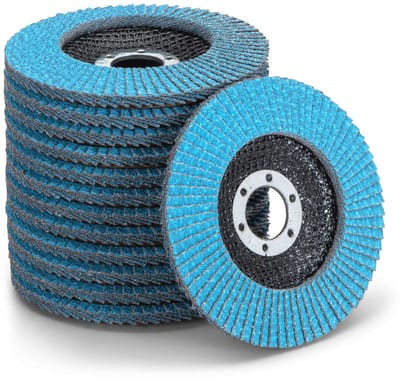 Professionele Lamellenslijpschijven 125 mm, Korrel 60 - Voor Metaal, Staal en Hout