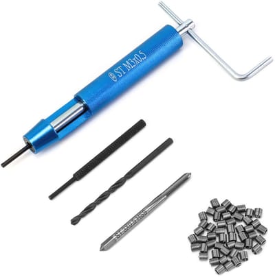 Schroefdraadreparatieset M3 x 2D - Roestvrijstalen draadinzetstukken (50 stuks)