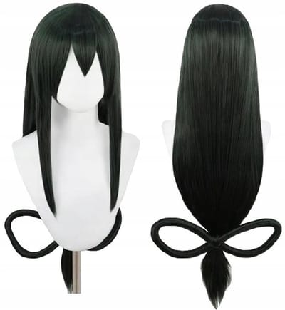 Tsuyu Asui Cosplay Pruik - Anime My Hero Academia, Donkergroen