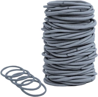 50 Stuks Elastische Haarknippen - Dunne Sterke Rekbare Haarknippen voor Paardenstaarten en Haaraccessoires voor Vrouwen en Meisjes