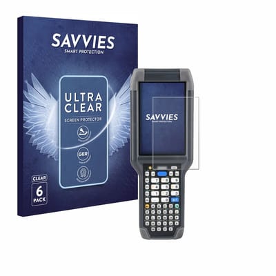 Savvies - Screenprotector voor Honeywell Dolphin CK65 - Folie Beschermfolie transparant 6 Stuks