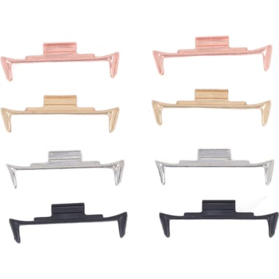 4 Set Horlogeband Connector Adapter Roestvrij Staal Horlogeband Vervanging Metalen Schakel Bevestiging beige