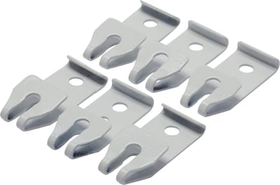 Intensions plafondsteun gordijnrail plus - uitschuifbaar - wit - 6 stuks